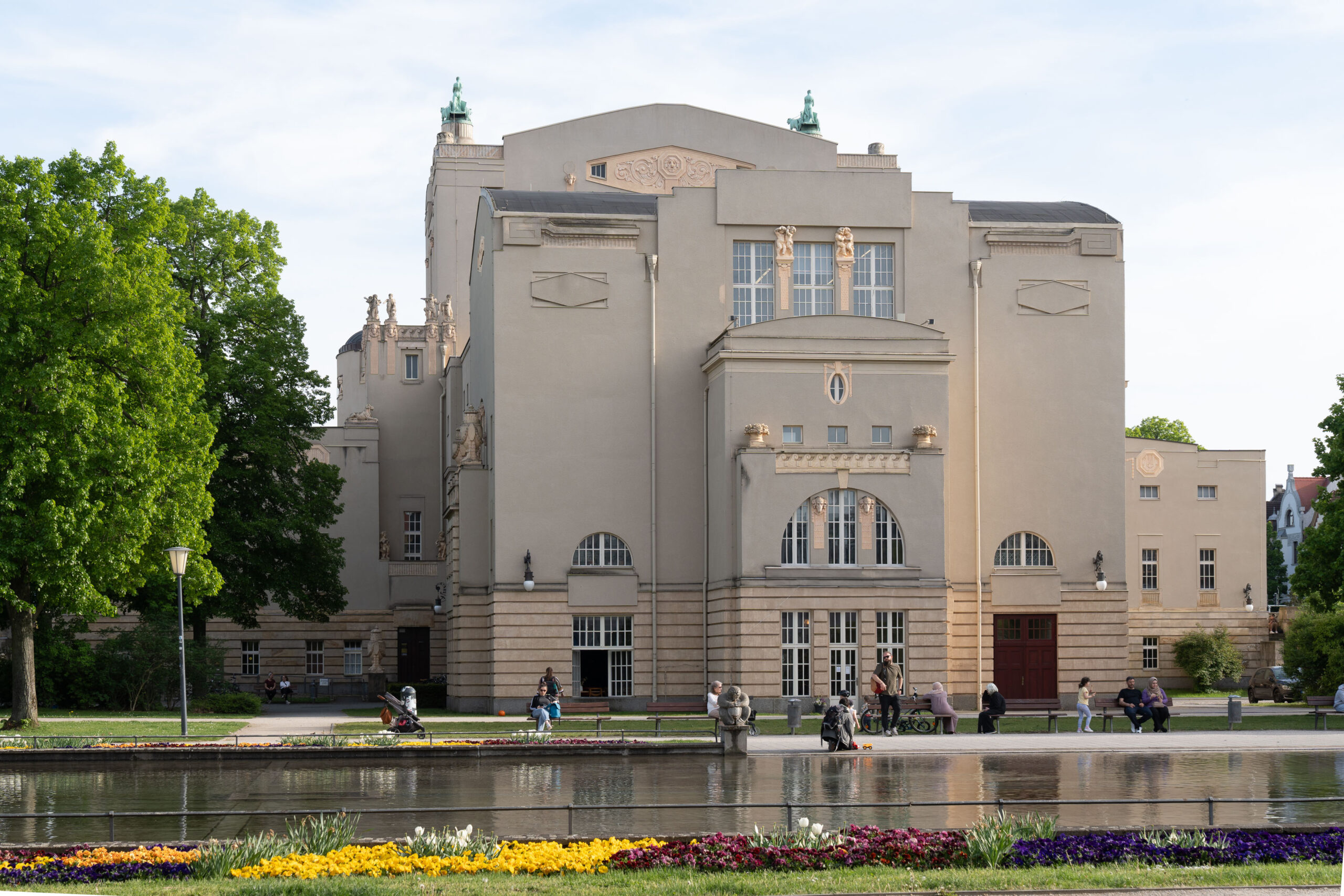 STAATSTHEATER COTTBUS Großes Haus am Schillerplatz - Rückansicht