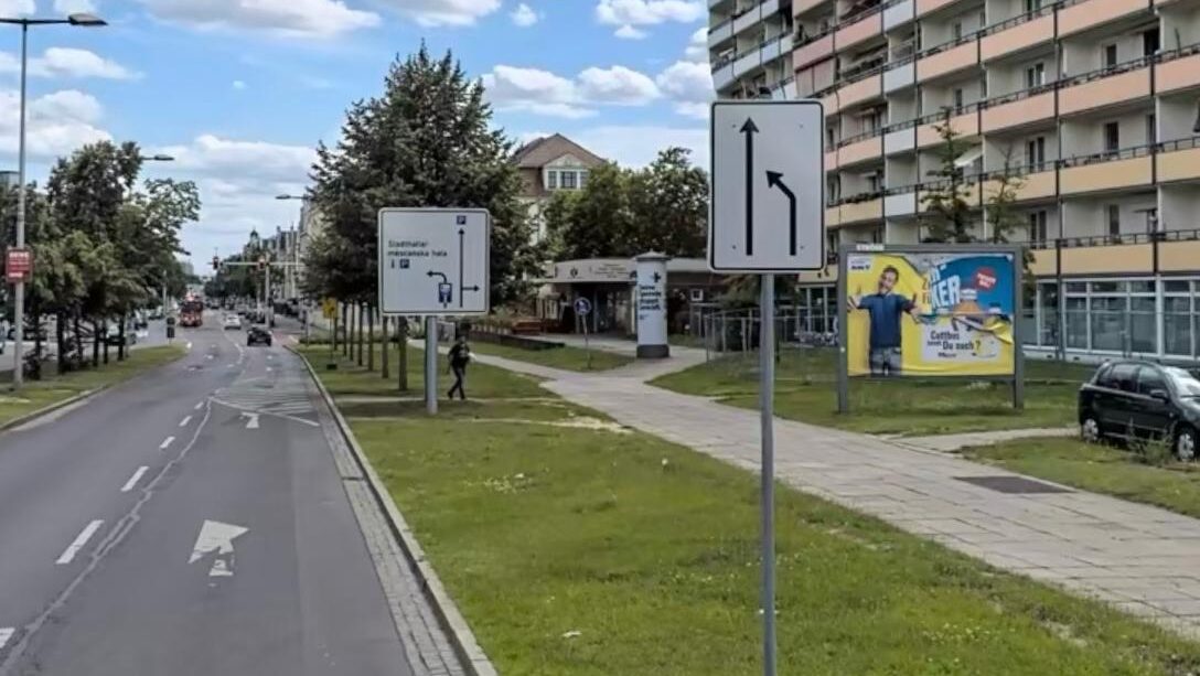 Bauarbeiten in Cottbus-Mitte: Geh- und Radweg in der Karl-Marx-Straße wird erneuert