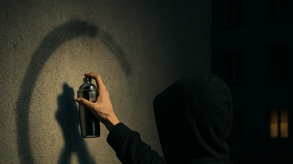 Jugendliche sprühen Hakenkreuze – Polizei stoppt Duo in Sandow