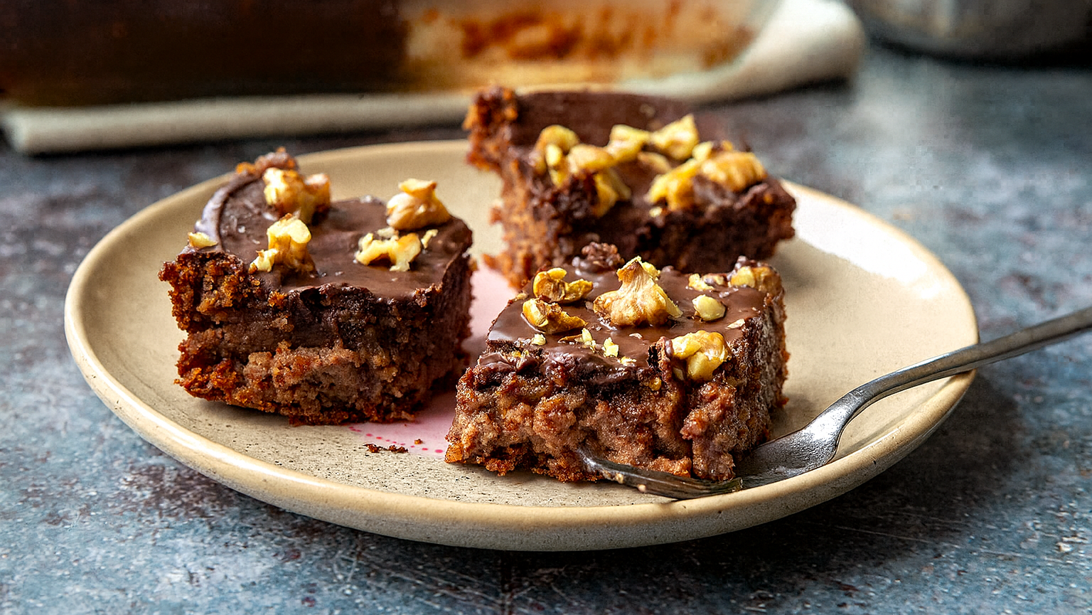 Dattel Mandel Brownie