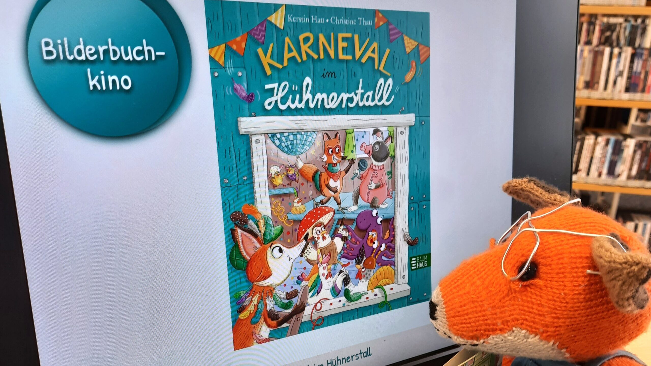 Faschingsspaß mit Fuchs & Co. in der Cottbuser Bibliothek