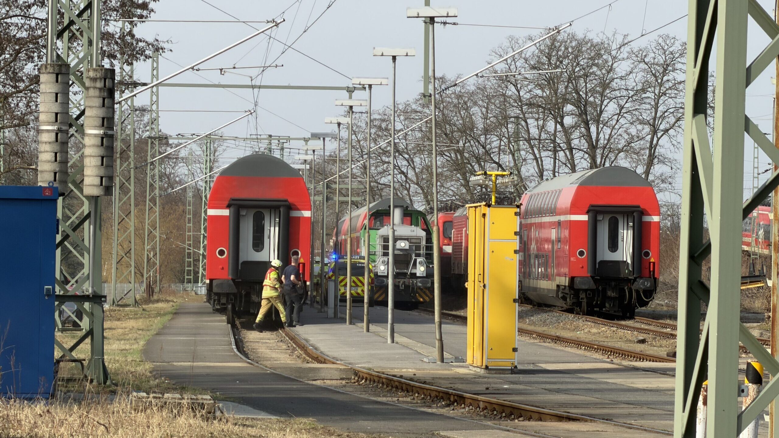23-Jähriger stirbt bei Arbeitsunfall auf Bahngelände in Cottbus