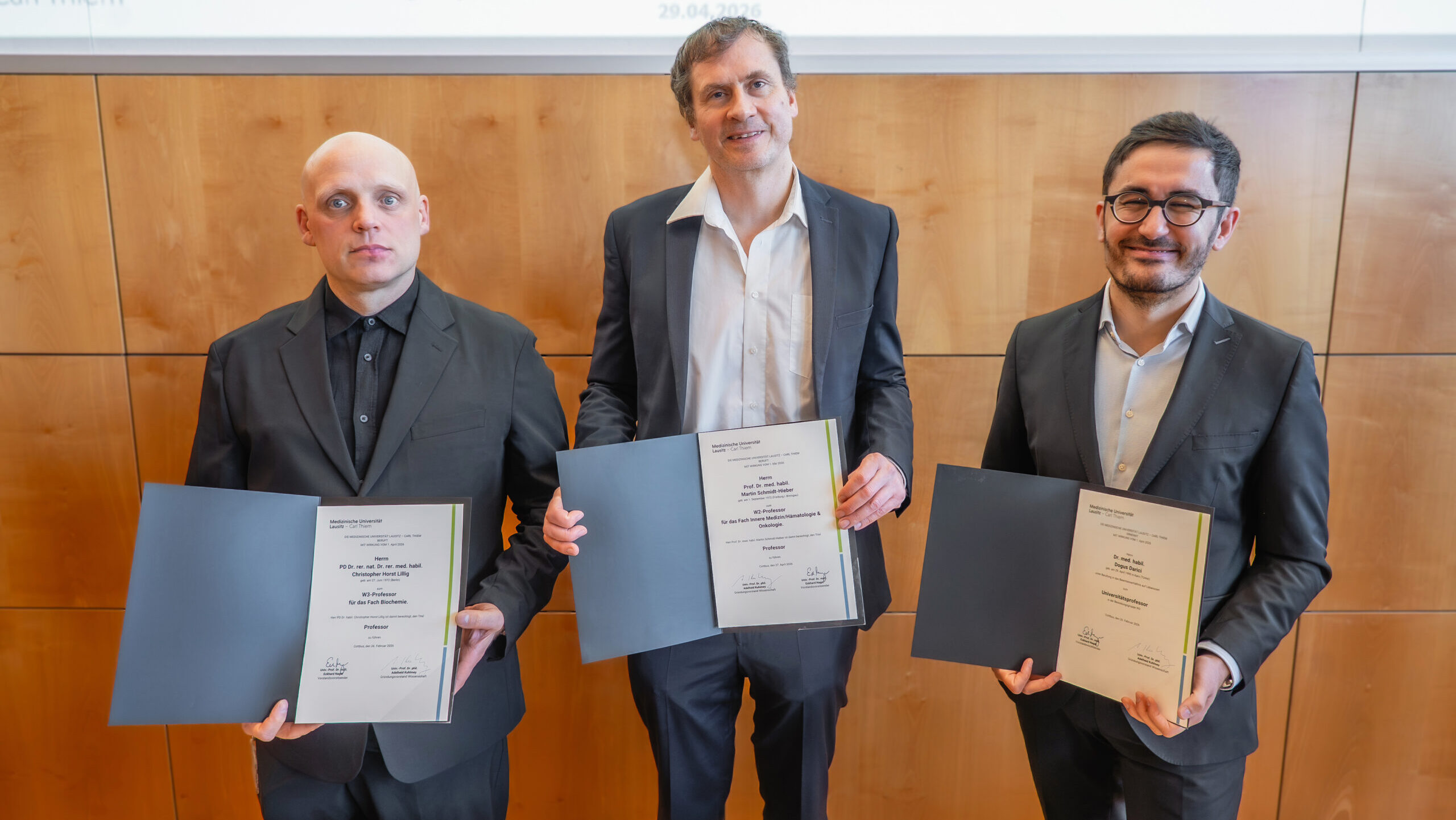 Neue Professoren stärken Forschung und Klinik in Cottbus