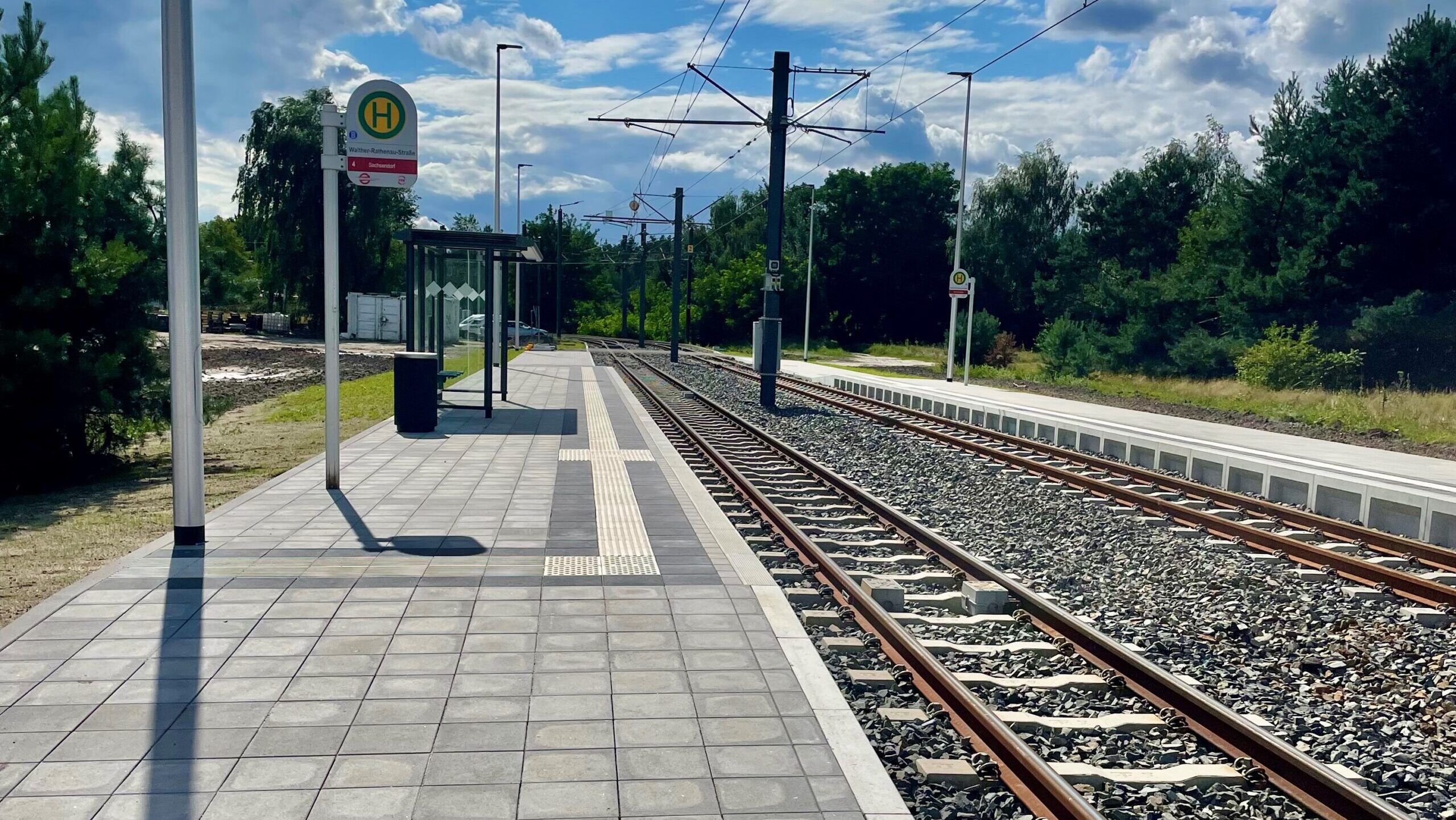 Neue Haltestelle macht Straßenbahnfahren in Cottbus leichter