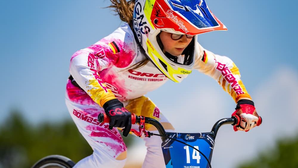 Mit zehn Jahren zur BMX-WM: Teja Rückmann fährt auf Platz 19